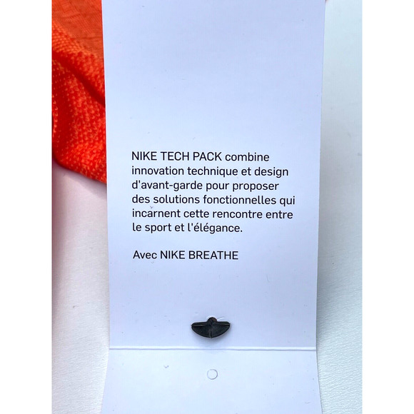 Nike Tech Pack Breathe NWT Men's Running Reflect Trim Orange Shirt Size Medium - Picture 14 of 16